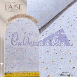 Bordado Laise cor - 04 (Branco)